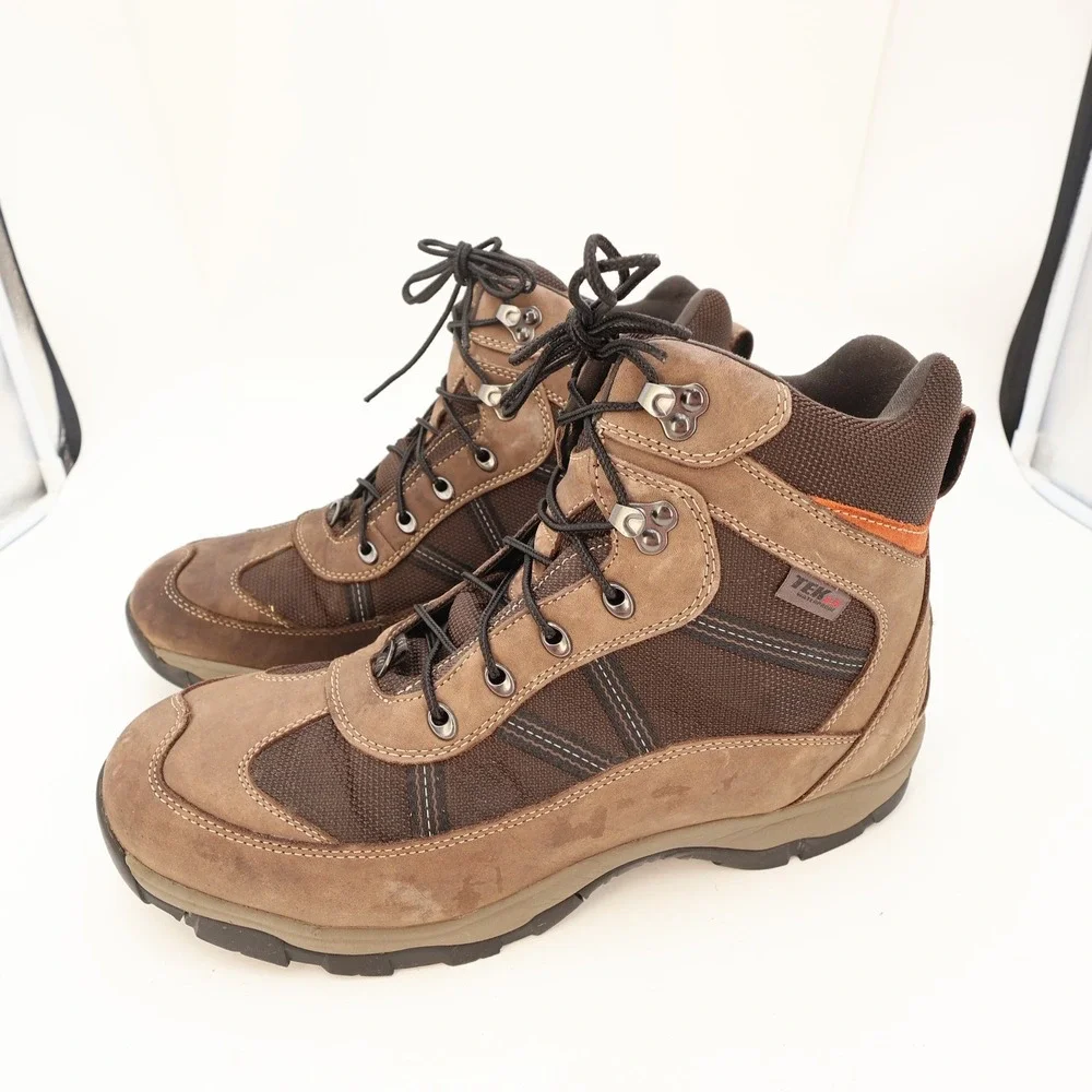 LL Bean Mens Tek 2.5 Waterproof Primaloft 200g Hiking Boots Brown 13 M 501970
